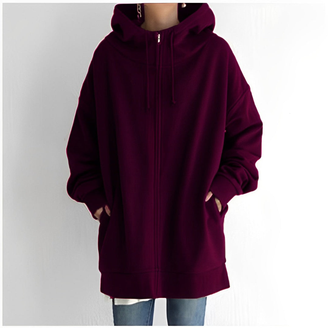 Echoarchiv | Fleece-Hoodie mit Reißverschluss