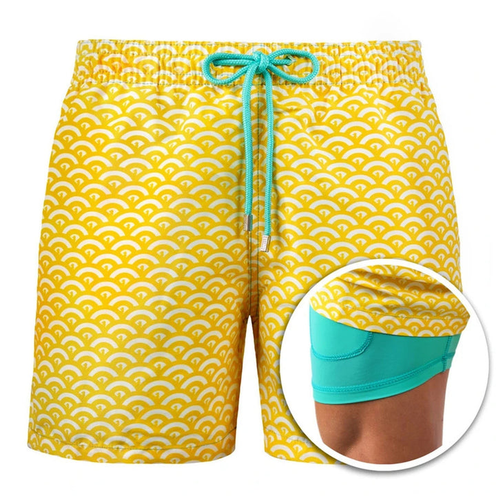 Echoarchiv | Doppellagige Strandshorts für Herren
