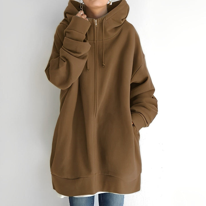 Echoarchiv | Fleece-Hoodie mit Reißverschluss