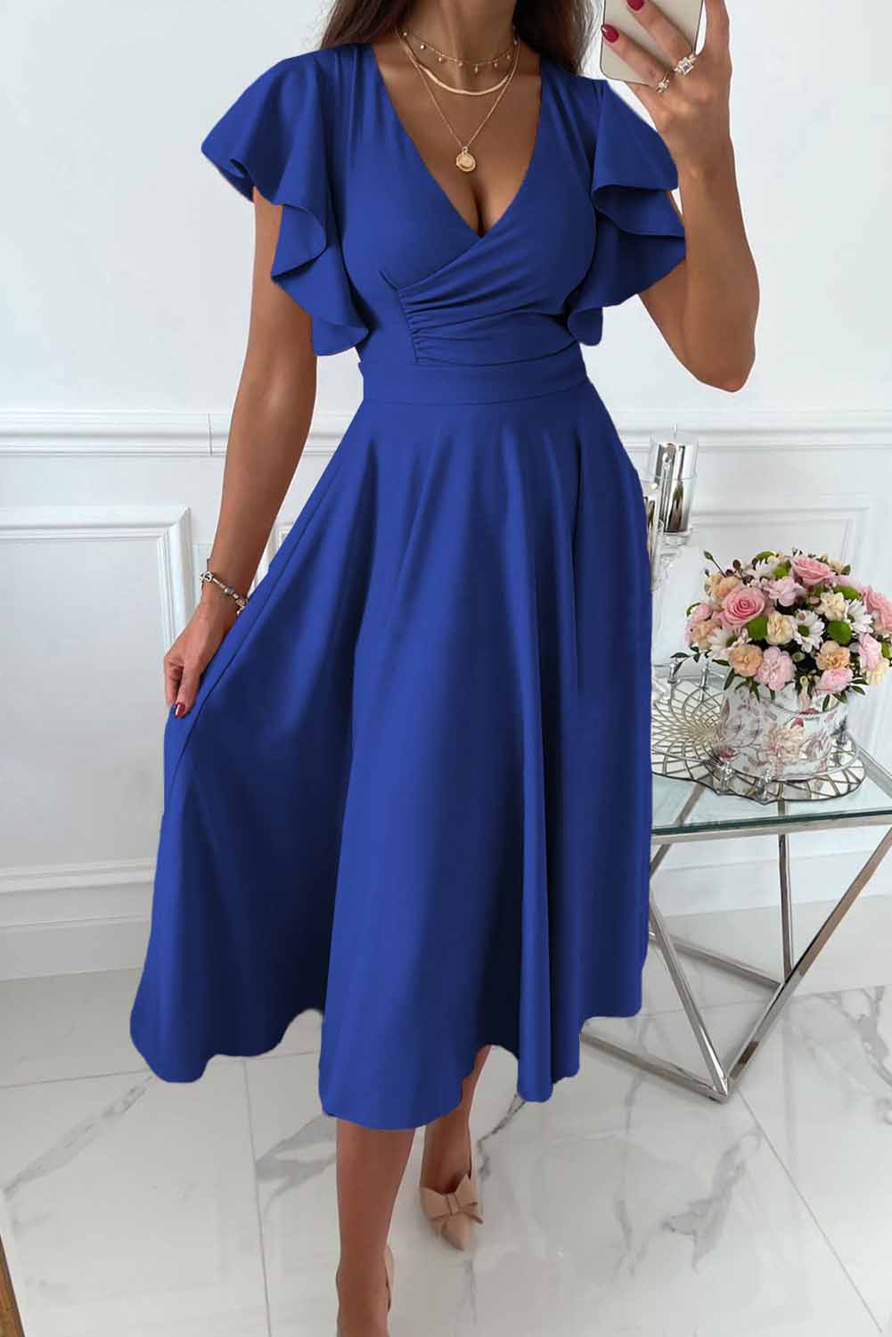– Elegantes Damen Freizeitkleid