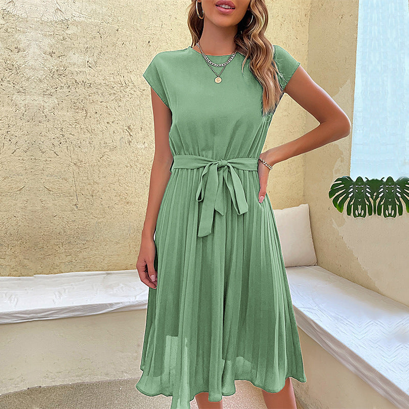Echoarchiv | Mint Green PlEchoarchivted Dress