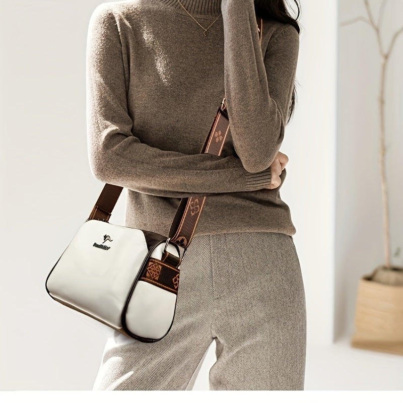 Luxuriöse Crossbody Tasche für stilvolle Frauen | Vegan LEchoarchivther