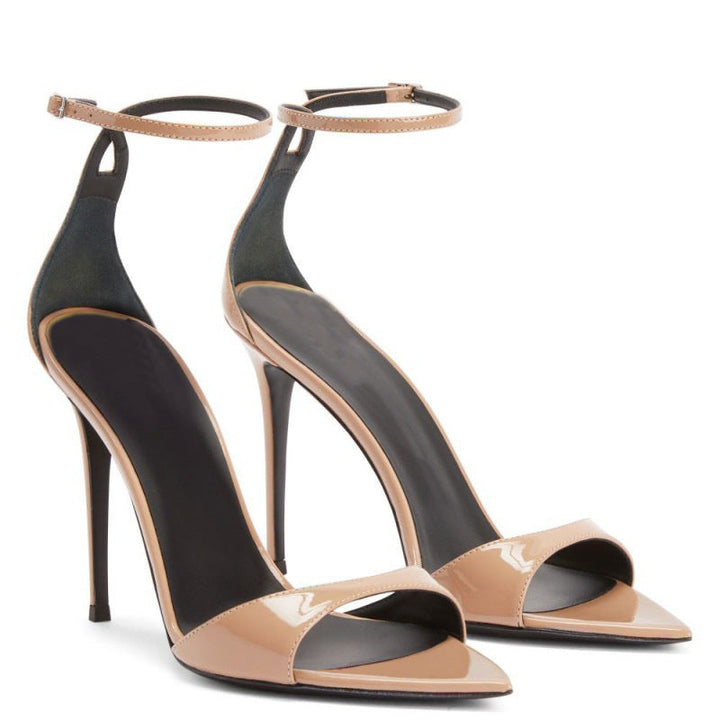 Echoarchiv | Sommer Neue Spitzzehen Offene Zehen Riemen Stiletto Sandalen Damen
