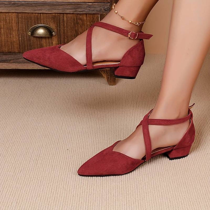 Mode Flache Damenschuhe Einfarbiges Design – Lioré