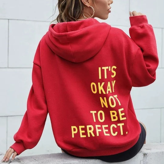 Echoarchiv Damen Hoodie mit Rückenprint und Kapuze