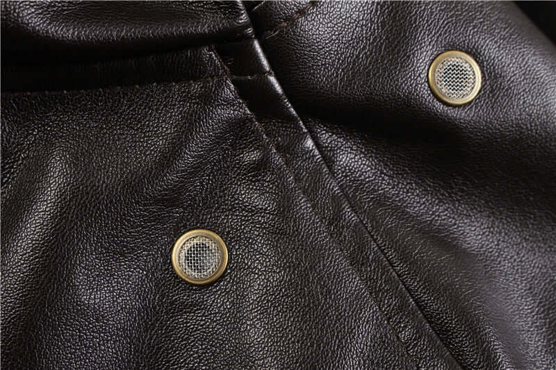 Echoarchiv | Herren Lederjacke mit praktischen Taschen