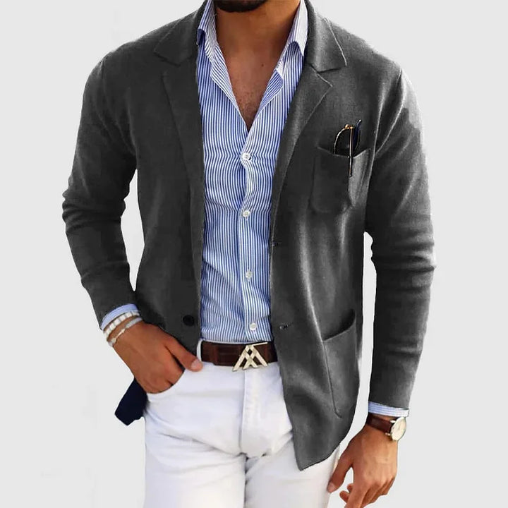 Echoarchiv | Eleganter Herrenblazer mit Revers und Knöpfen