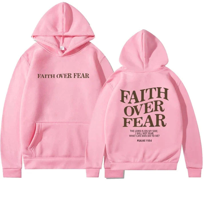 Faith – Motivierender Kapuzenpullover mit Bibelvers