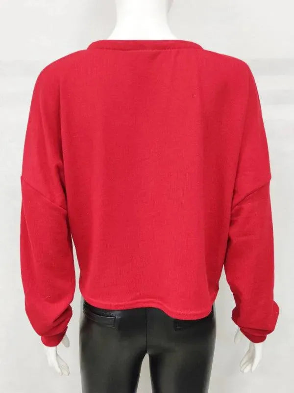 Echoarchiv | Lockere Frauen Strickjacke Pullover
