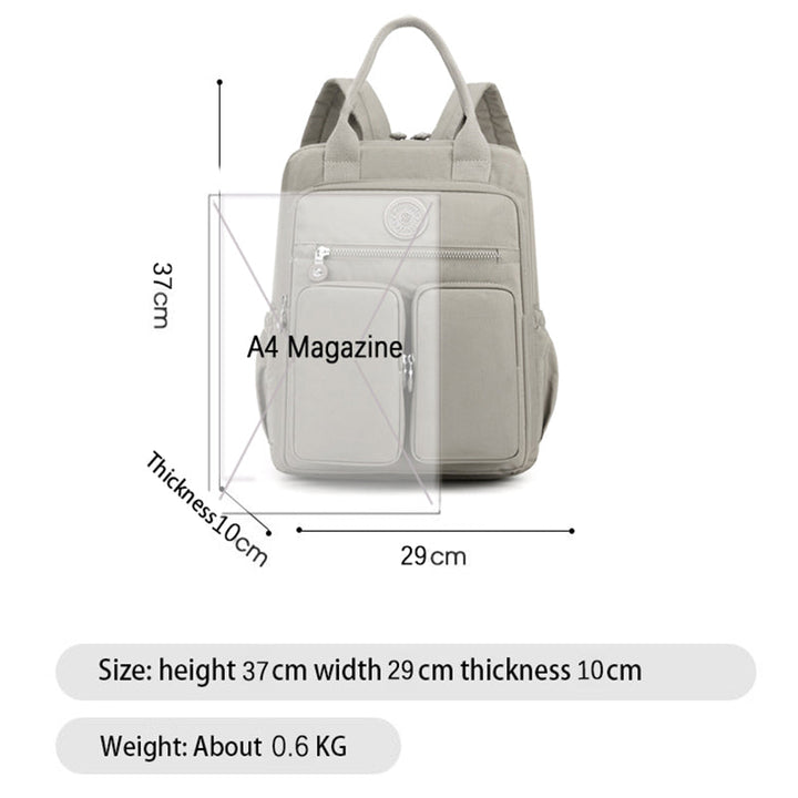 Echoarchiv | Mode Frau Wasserdichter Nylon Leichter Rucksack