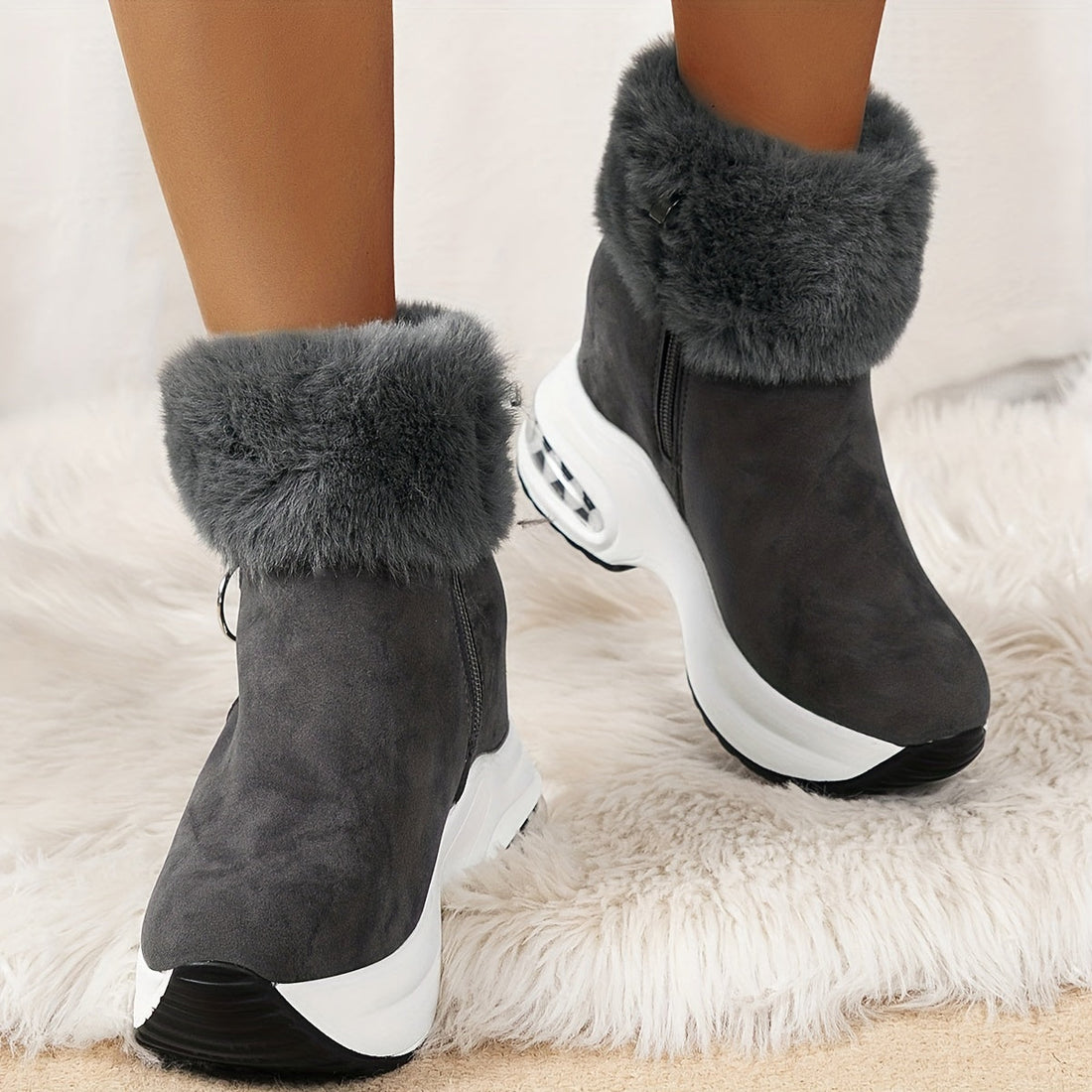 Komfortable Stiefel mit Seitenreißverschluss – Lioré