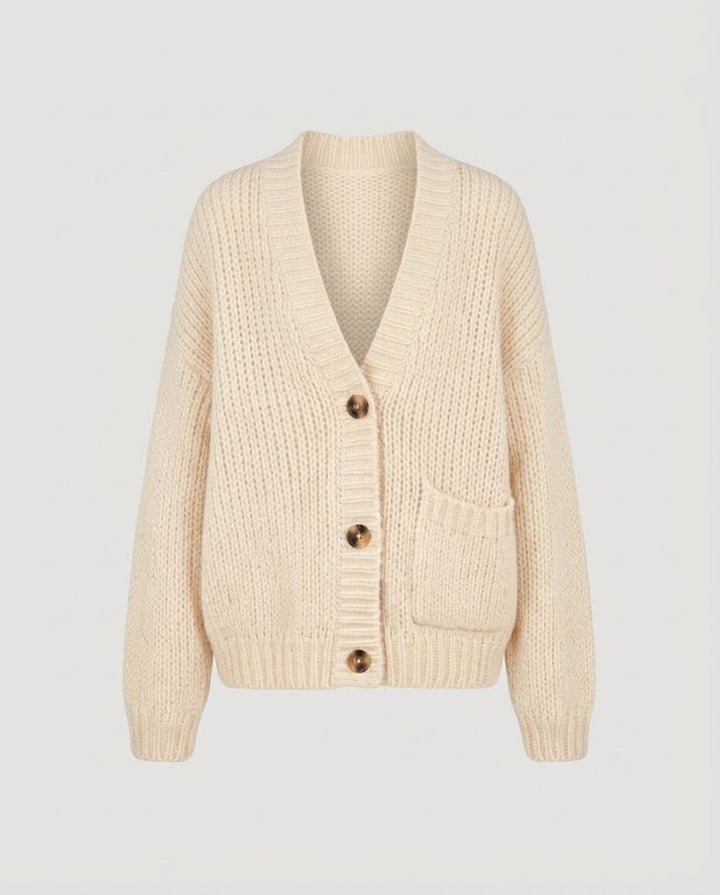 Damen Grobstrick-Pullover mit Norweger‑Muster und hohem Rollkragen Echo Archiv