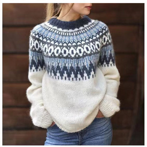 Echoarchiv | Warmer Wollpullover im Inselstil