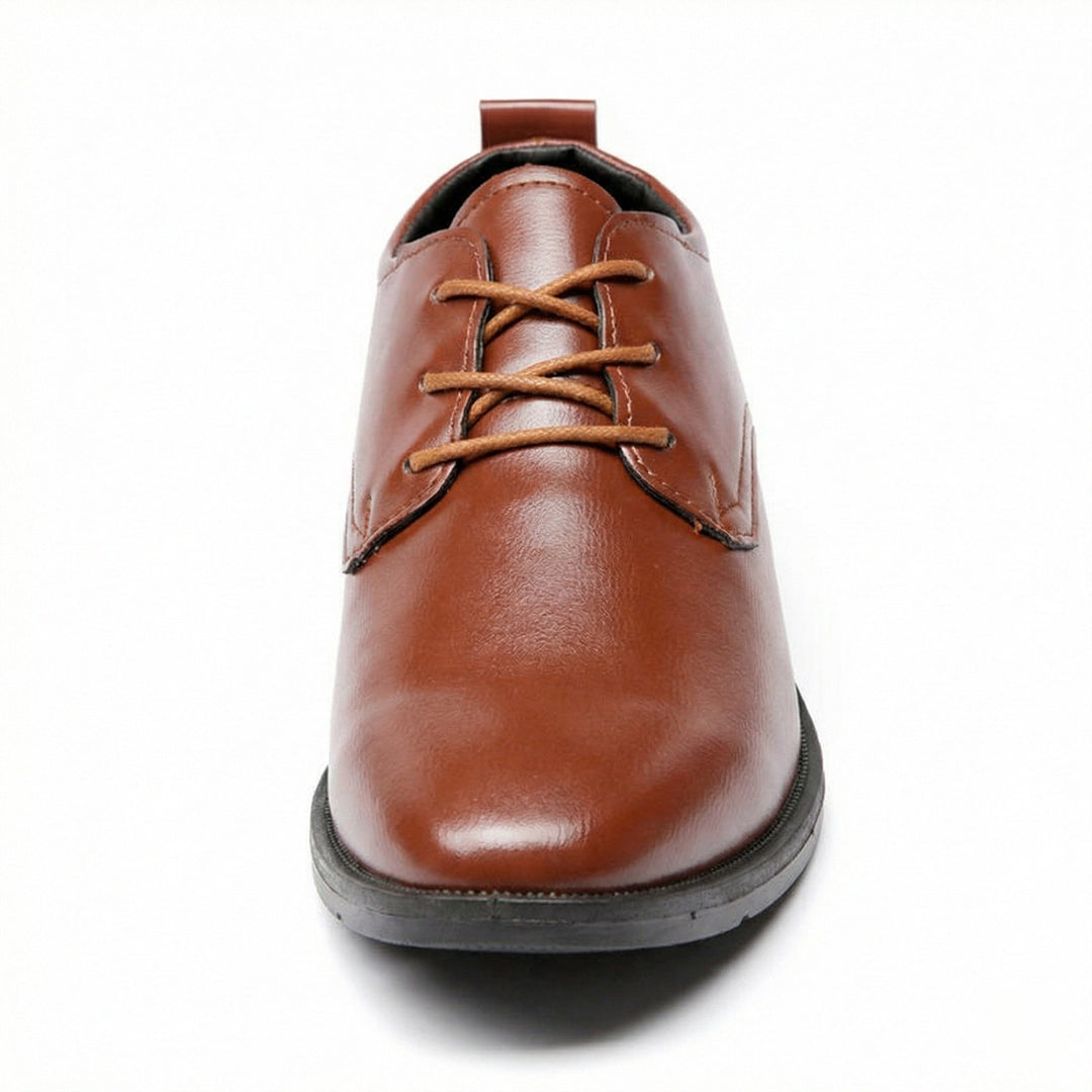 Herren Elegante Leder Schnürschuhe mit rutschfester Sohle Echoarchiv