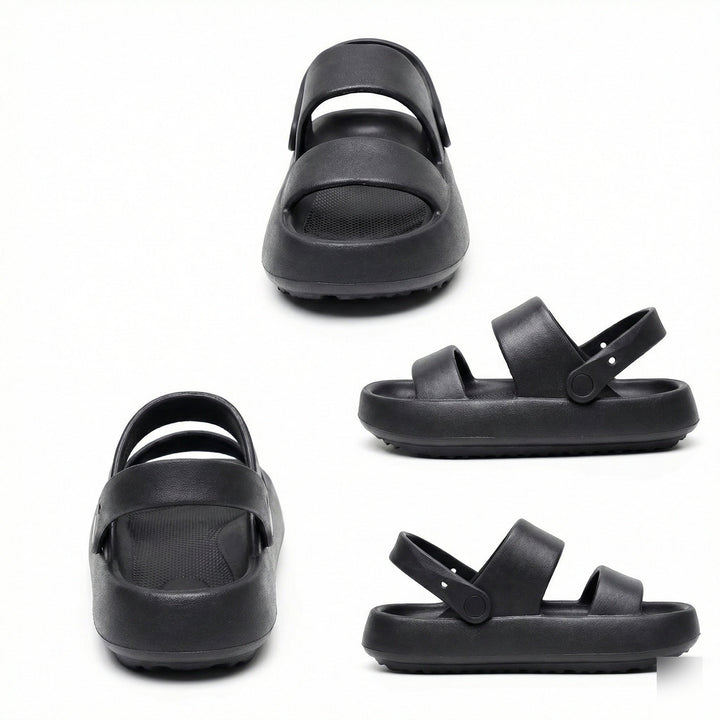 Echoarchiv | Orthopädische Sandalen Comfort Plus Pantoletten mit Doppelriemen Gepolsterte, Lässige Slip-On-Sandalen