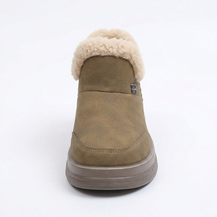 Damen Lammfell gefütterte Winterstiefel Echoarchiv