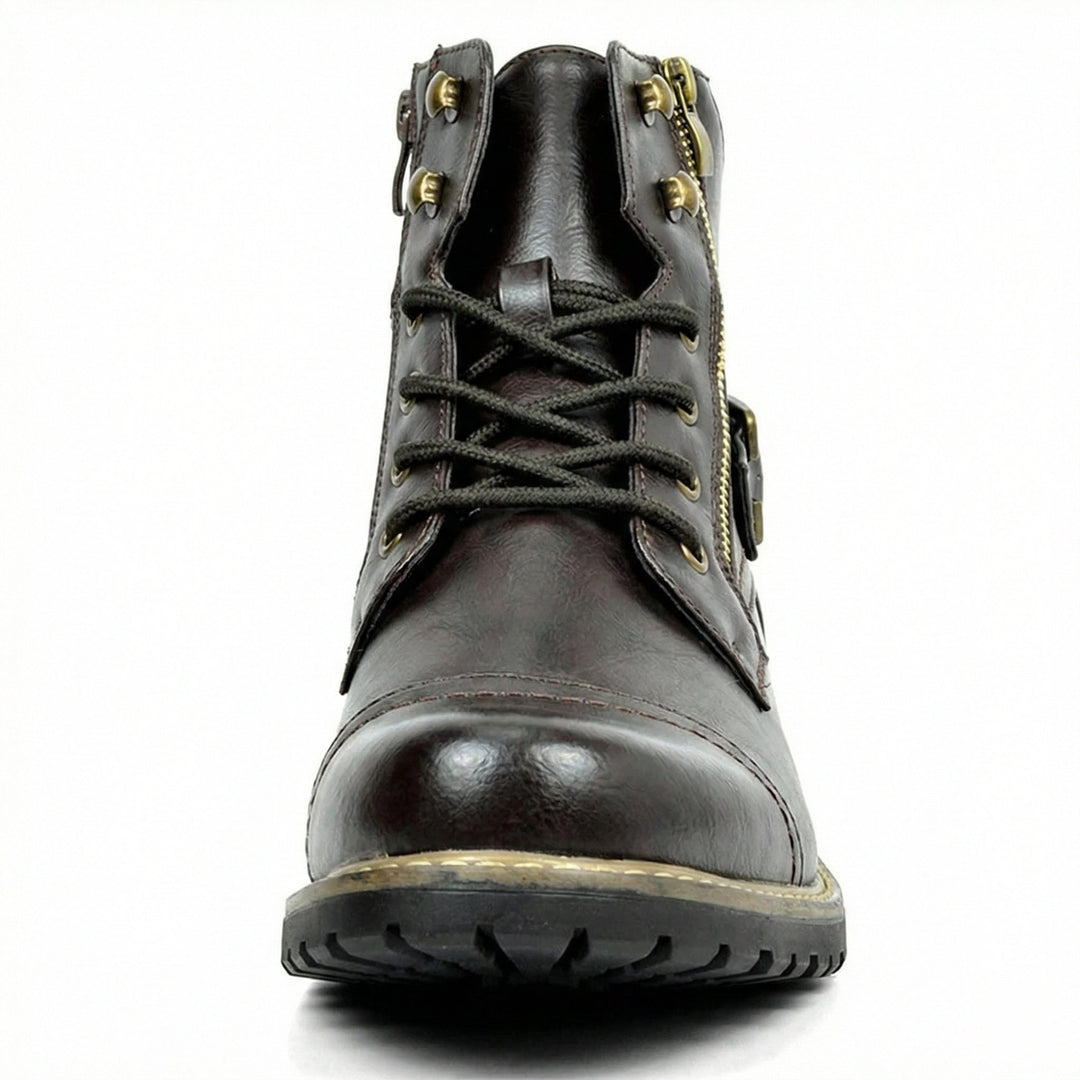 Motorradstiefel aus echtem Leder Echoarchiv