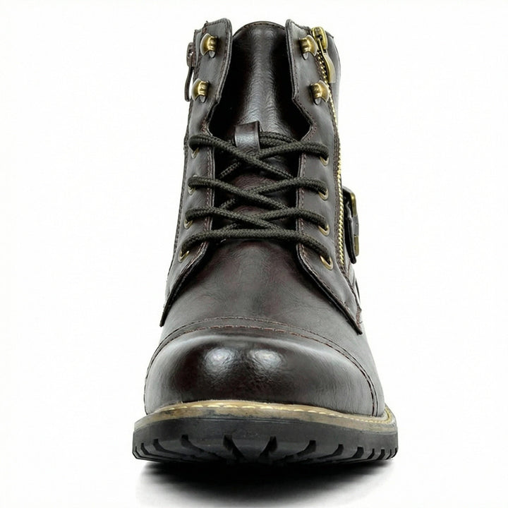 Motorradstiefel aus echtem Leder Echoarchiv