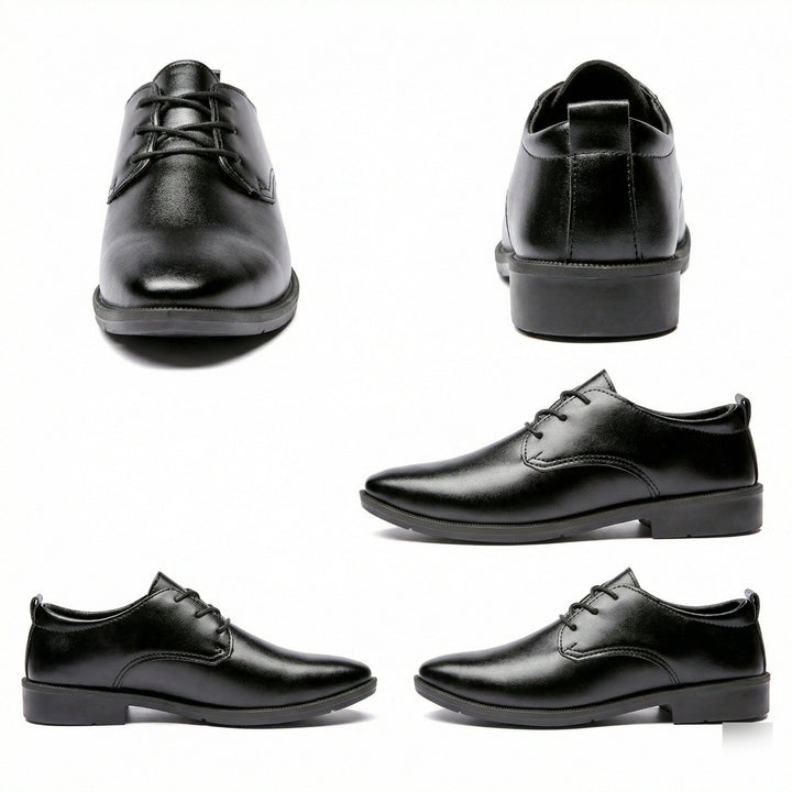 Herren Elegante Leder Schnürschuhe mit rutschfester Sohle Echoarchiv