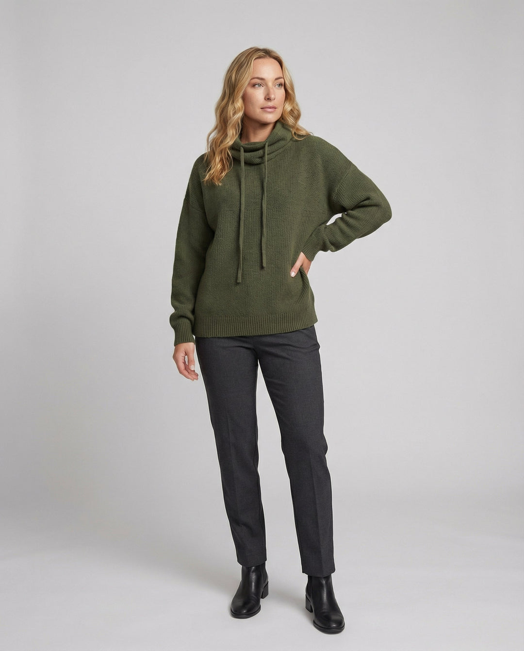 Echoarchiv | Merinowolle Damen Rollkragenpulli