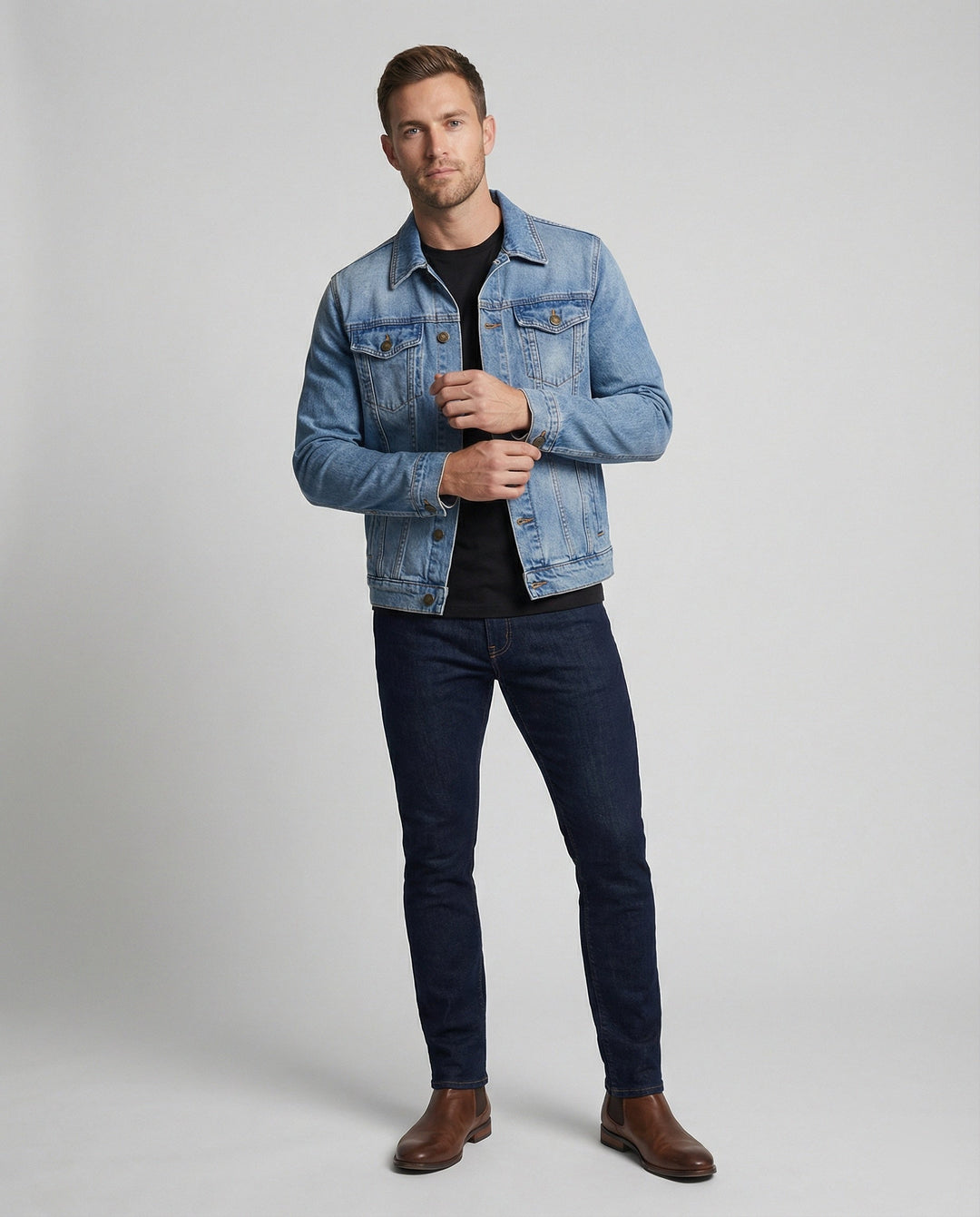 Herren JEchoarchivnsjacke Denim Worker