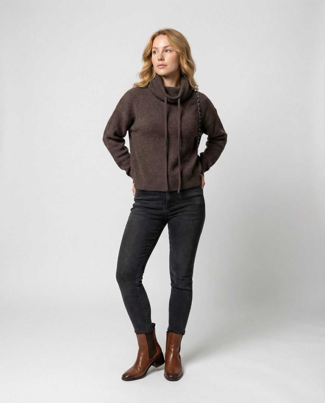 Echoarchiv | Merinowolle Damen Rollkragenpulli
