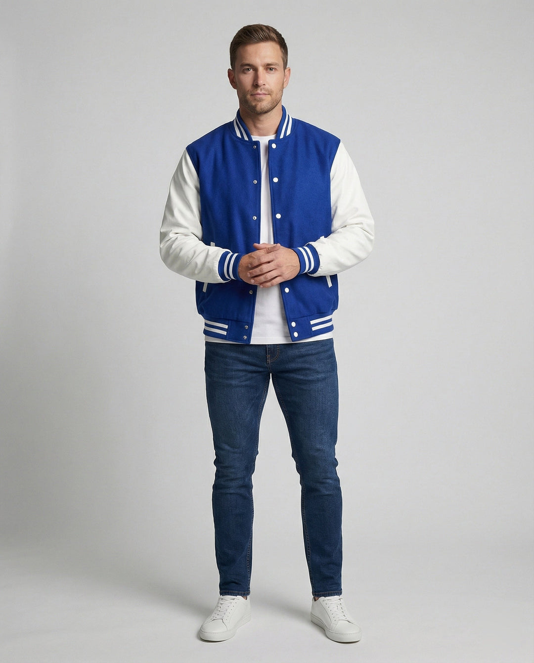 Sportliche Collegejacke Herren