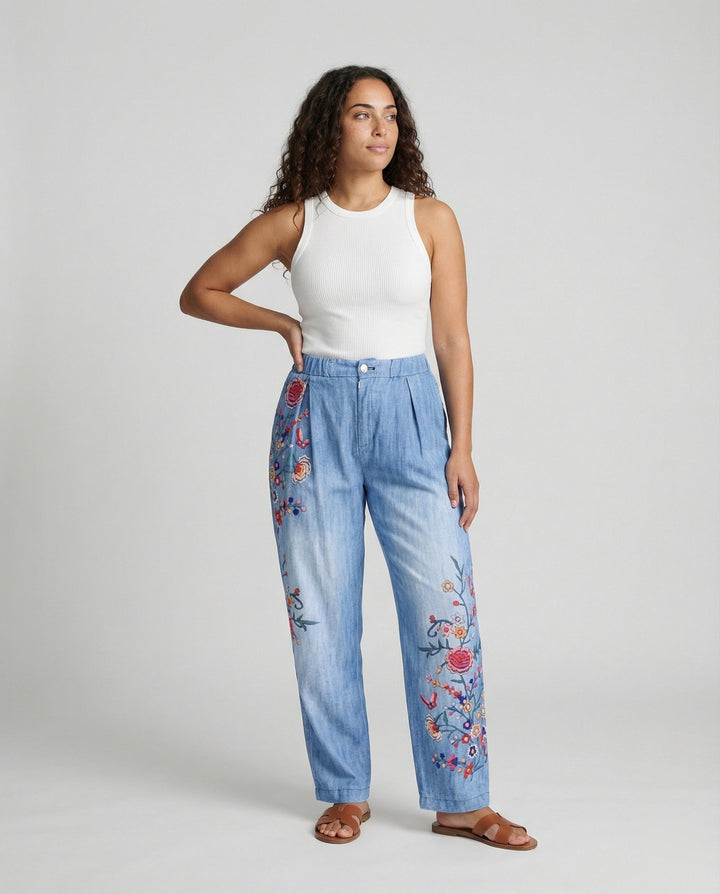 Echoarchiv | Floral Print Lockere JEchoarchivnshose für Frauen