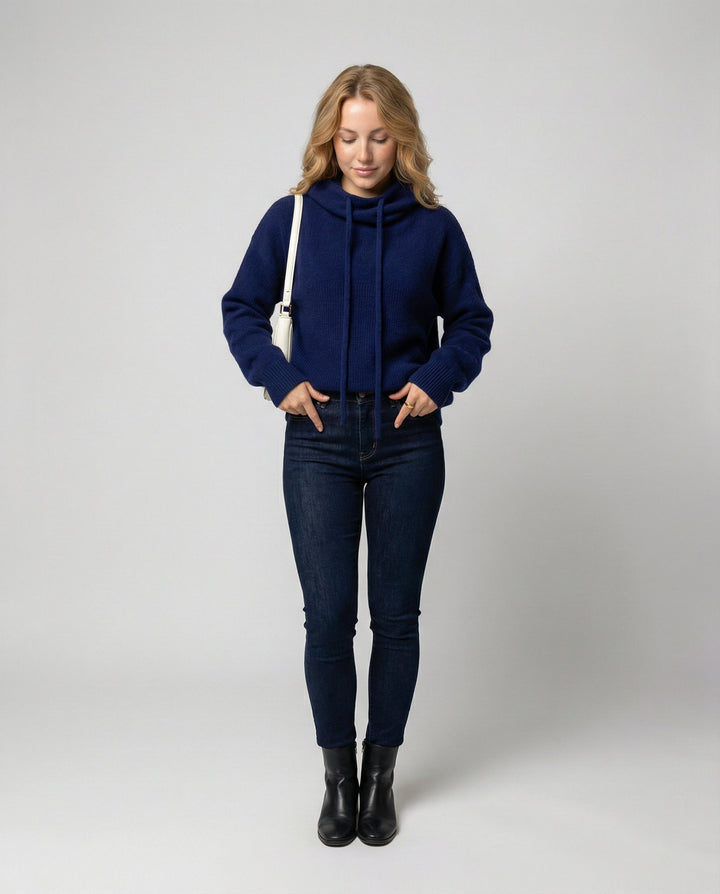 Echoarchiv | Merinowolle Damen Rollkragenpulli