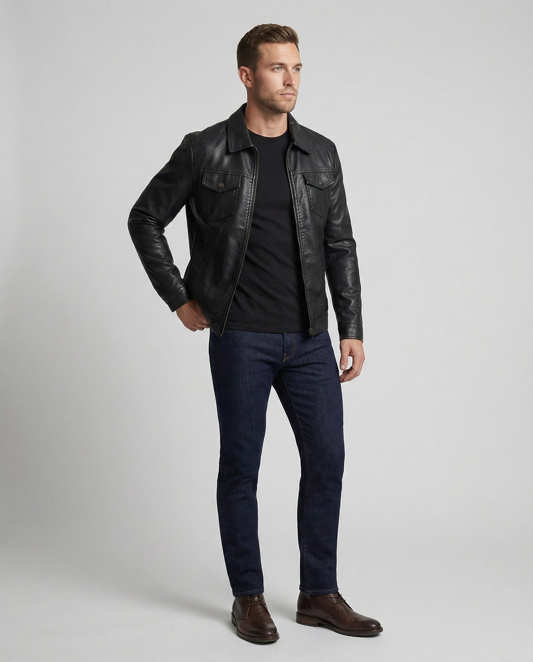 Exklusive Herren-Lederjacke in Premium-Qualität – Valtoré