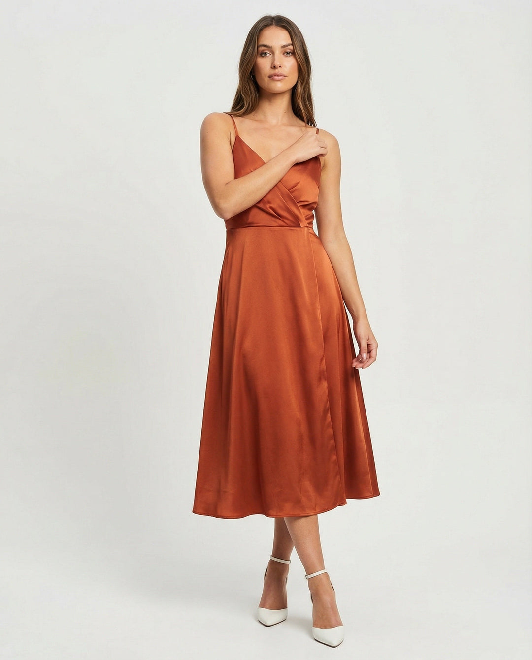 Echoarchiv | Stylisches Träger-Midi-Kleid