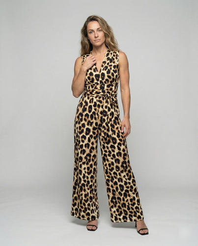 Damen Jumpsuit im trendigen Leo-Muster Echoarchiv