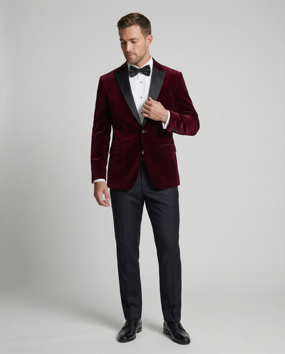 Echoarchiv | Herren Sommerjacke mit Schmaler Passform und Kontrastierendem Revers