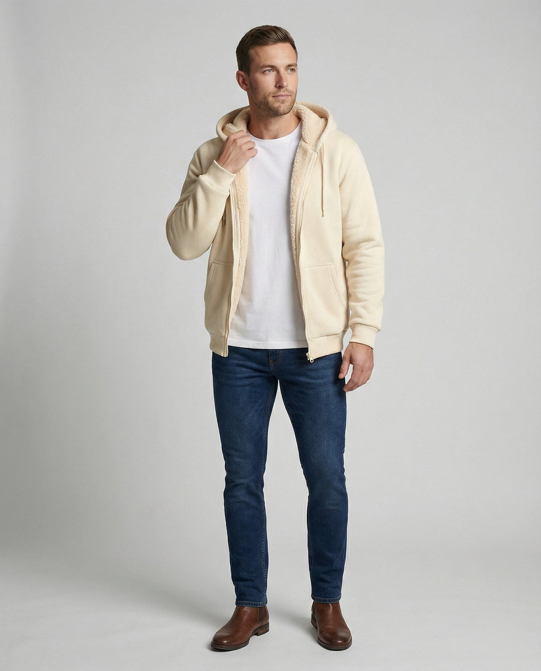 Echoarchiv | Warmer Fleecegefütterter Winterhoodie für Herren