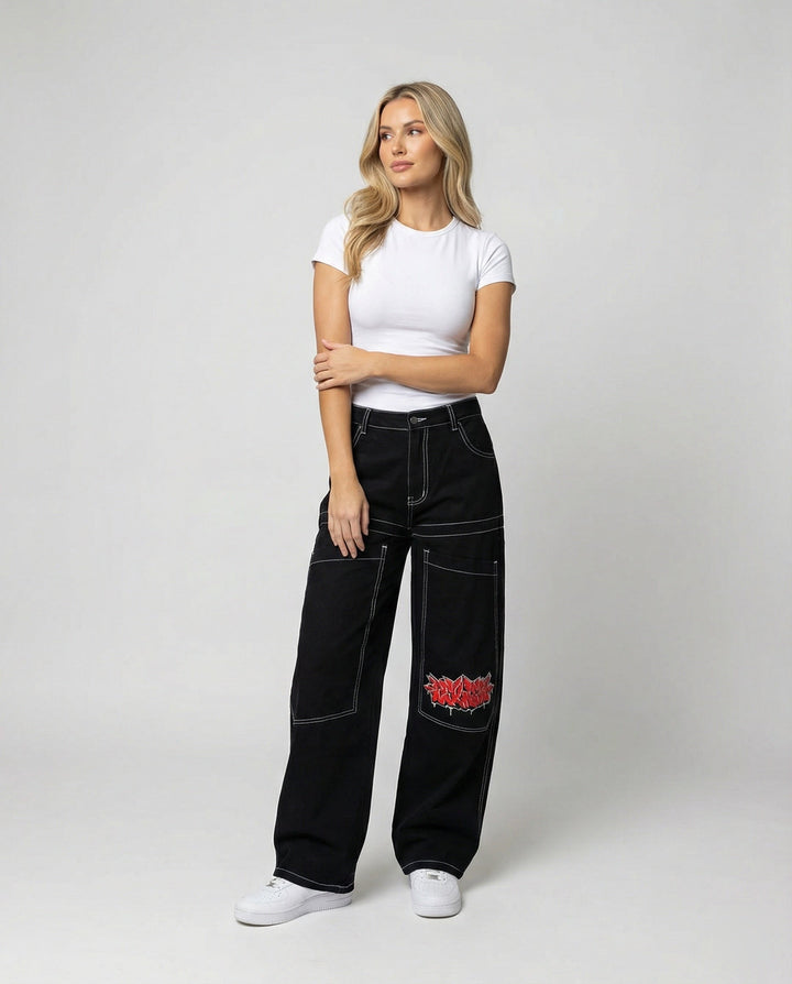 Denim Baggy JEchoarchivns mit Weiter Passform & Lässigem Stil | Echoarchiv