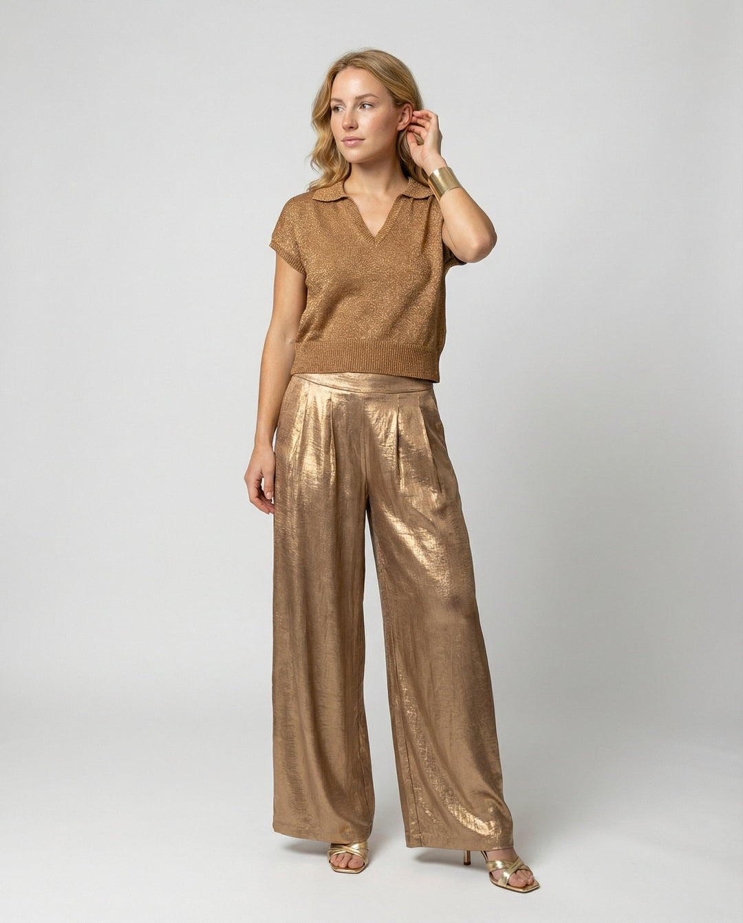 Damen Top- und Hosen-Set mit Bequemem Schnitt & Stylischem Design | Echoarchiv