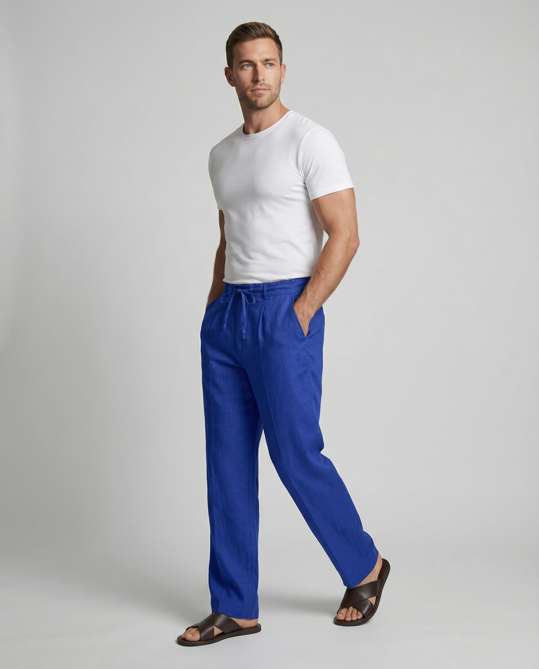 Herren Freizeithose mit elastischem Bund und praktischen Taschen Echoarchiv