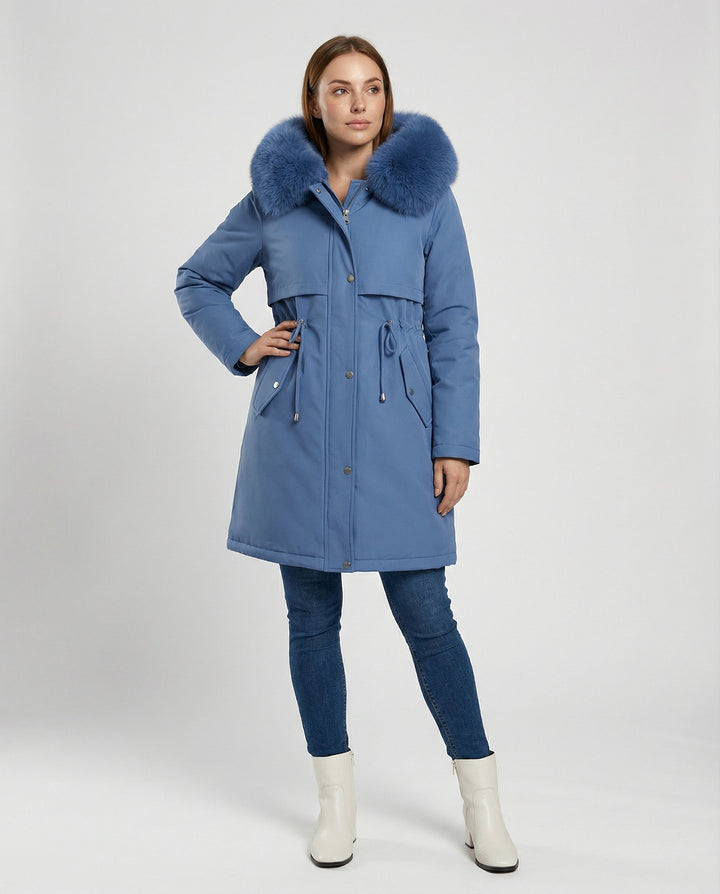 Damen Winterparka mit Wasserdichtem Material & Kapuze | Echoarchiv