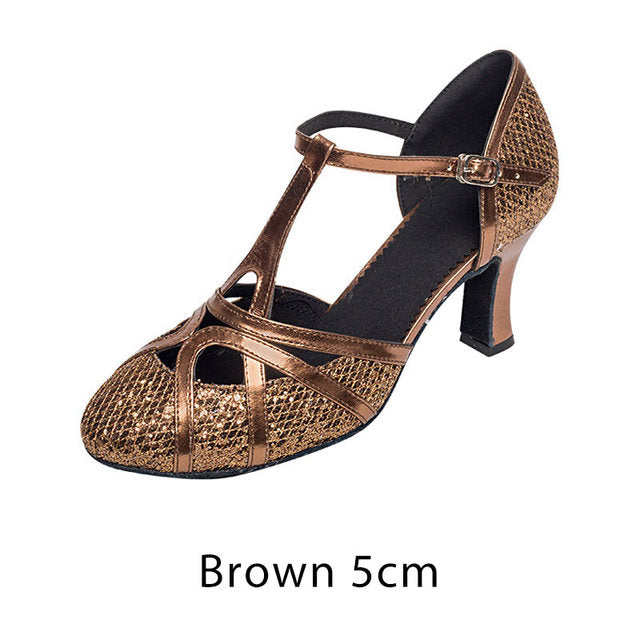 Echoarchiv | Salsa Tanzschuhe Damen Latein Tanzschuhe 7Cm