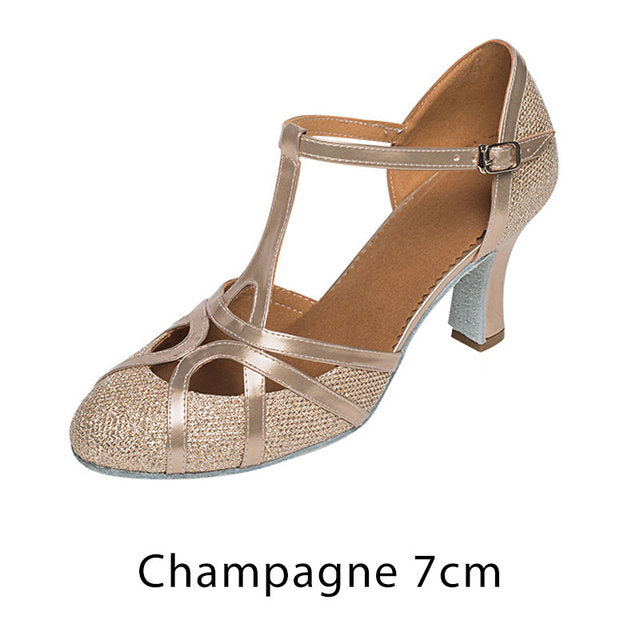 Echoarchiv | Salsa Tanzschuhe Damen Latein Tanzschuhe 7Cm