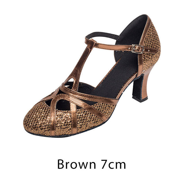 Echoarchiv | Salsa Tanzschuhe Damen Latein Tanzschuhe 7Cm