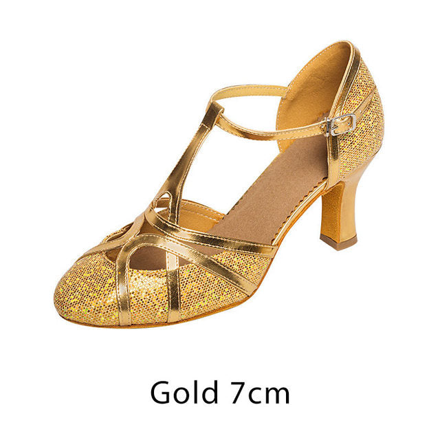 Echoarchiv | Salsa Tanzschuhe Damen Latein Tanzschuhe 7Cm