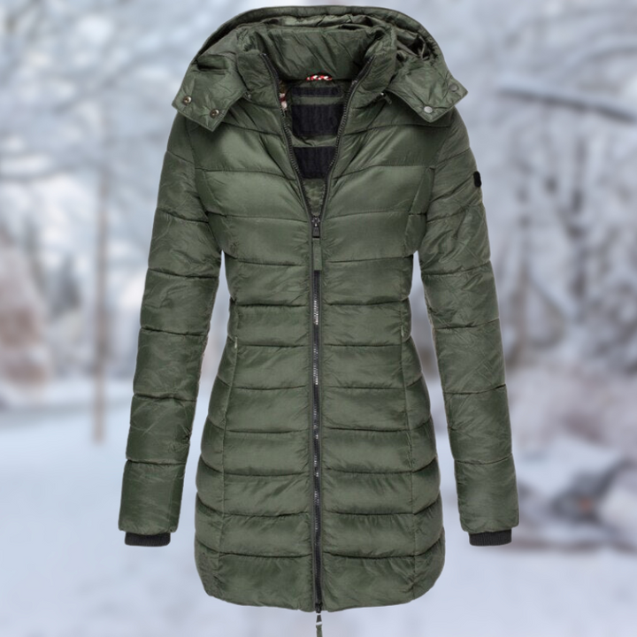 Echoarchiv | Stilvolle Halblange Winterjacke Für Damen