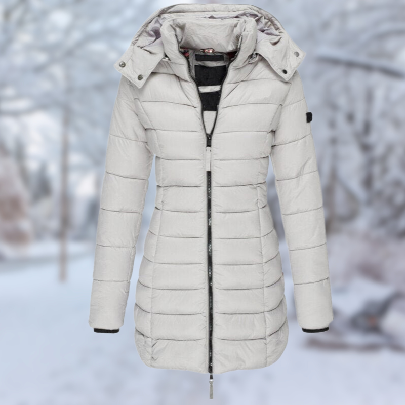 Echoarchiv | Stilvolle Halblange Winterjacke Für Damen