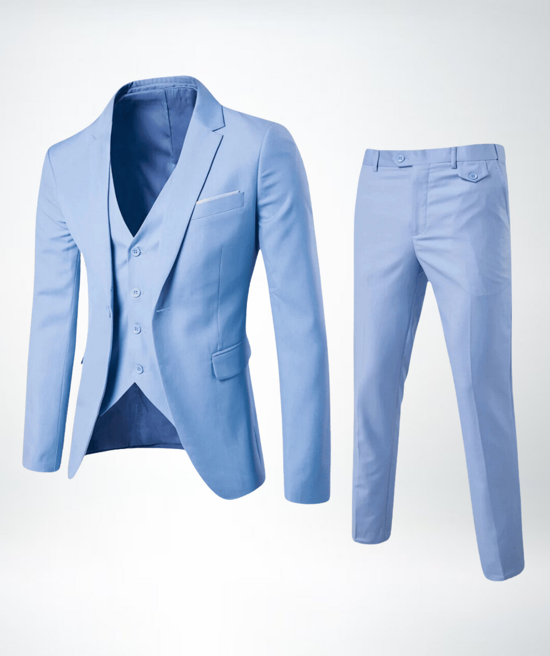 Echoarchiv Herren Slim Fit Business Anzug 2-teilig – Sakko & Hose