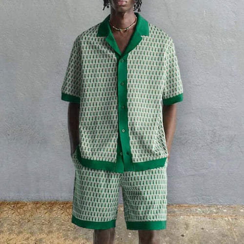 Herren Trendiges Shirt & Kurze Hose Sommeroutfit – Arvello