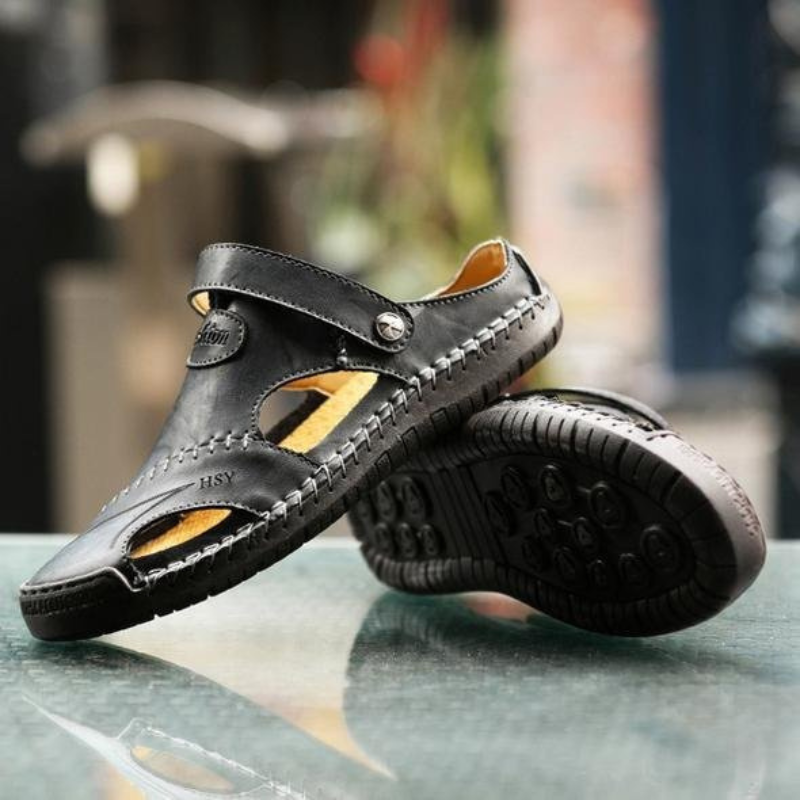 Echoarchiv | Herren Barfuss Sandalen Schwarz