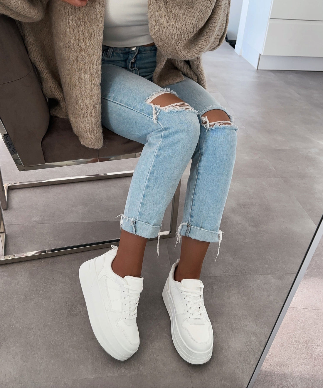 Sneaker Georgia Weiß – Lioré