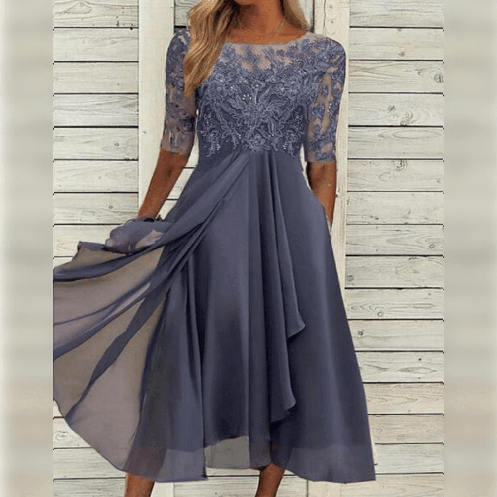 Echoarchiv | Hochzeitsgast Kleid Elegante Midi