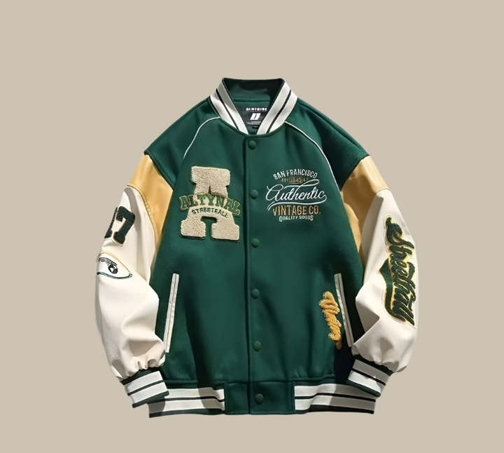 Echoarchiv - Yanks Vintage Bomberjacke, Übergrößen Herrenmodell